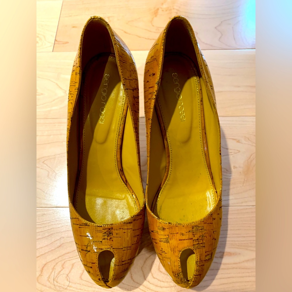 Sergio Rossi Pumps; soft leather, spike heel, leather sole, stilettos
